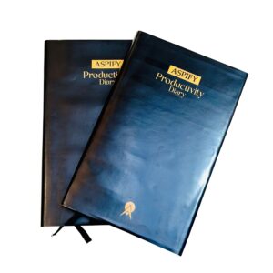 Aspify Productivity Diary Black - 6 Months Pack